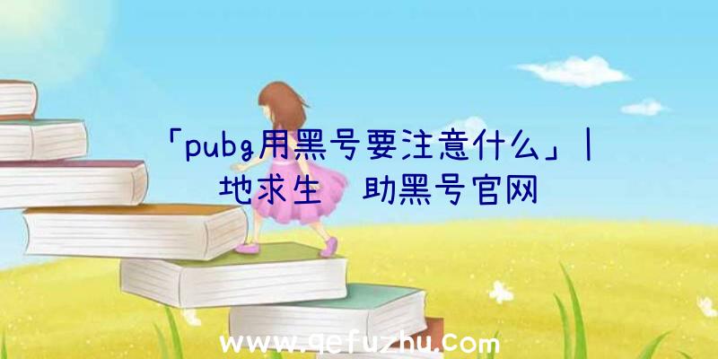 「pubg用黑号要注意什么」|绝地求生辅助黑号官网